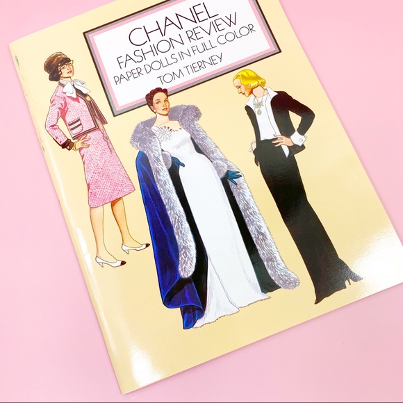Other - Vintage Chanel Fashion Review Paperdoll Book